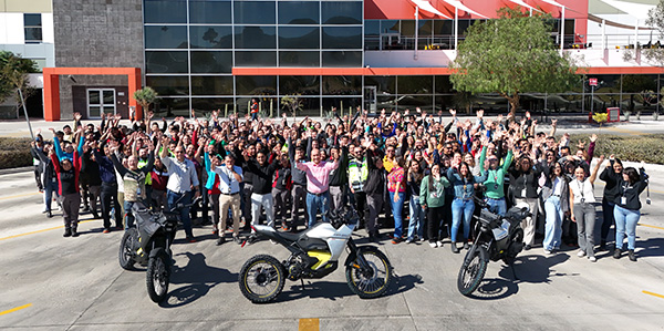 BRP factory, Mexico, first Can-Am electric motorcycle