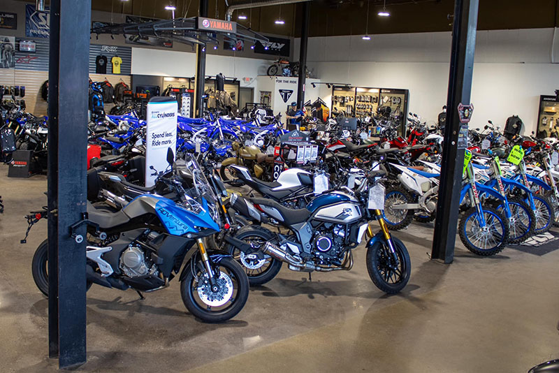 Yamaha showroom at Maverick Motorsports